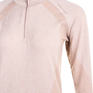 Sweat-shirt pour femme Endurance  Halen Seamless Midlayer Warm Taupe XXS/XS