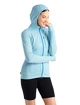 Sweat-shirt pour femme Icebreaker  Quantum III LS Zip Haze/Azul