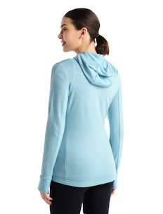 Sweat-shirt pour femme Icebreaker  Quantum III LS Zip Haze/Azul