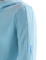 Sweat-shirt pour femme Icebreaker  Quantum III LS Zip Haze/Azul SS22