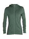 Sweat-shirt pour femme Icebreaker  Quantum III LS Zip Hood Sage