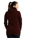 Sweat-shirt pour femme Icebreaker  W Elemental LS Zip Hood ESPRESSO