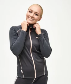 Sweat-shirt pour femme Kari Traa F/Z Fleece blue/grey