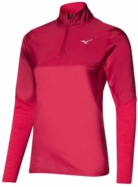 Sweat-shirt pour femme Mizuno Hybrid LS HZ /Rose Red