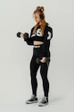 Sweat-shirt pour femme Nebbia Barbell Therapy Muscle Mommy 619 black