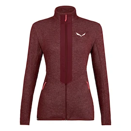 Sweat-shirt pour femme Salewa Rocca 2 PL W FZ Syrah Melange