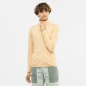 Sweat-shirt pour femme Salomon  Outrack Full Zip Mid Apricot Ice