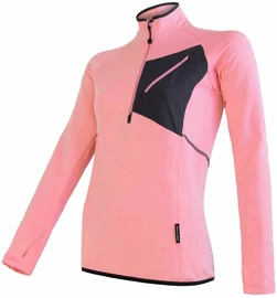 Sweat-shirt pour femme Sensor Tecnostretch 1/2 Zip Strawberry Ice