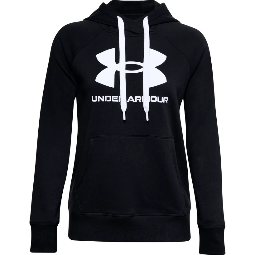 Sweat shirt pour femme Under Armour Rival Fleece Logo Hoodie Black Sportega