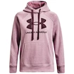 Sweat-shirt pour femme Under Armour  Rival Fleece Logo Hoodie Mauve Pink