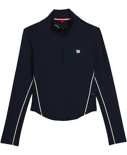 Sweat-shirt pour femme Wilson  W Brentwood Half-Zip Navy