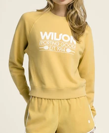 Sweat-shirt pour femme Wilson W Sideline Crew Golden