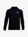 Sweat-shirt pour garçon Under Armour  RIVAL COTTON HOODIE black S