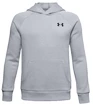 Sweat-shirt pour garçon Under Armour  RIVAL COTTON HOODIE grey