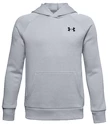 Sweat-shirt pour garçon Under Armour  RIVAL COTTON HOODIE grey