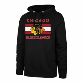 Sweat-shirt pour homme 47 Brand NHL Chicago Blackhawks BURNSIDE Pullover Hood