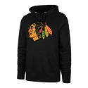 Sweat-shirt pour homme 47 Brand  NHL Chicago Blackhawks Imprint ’47 BURNSIDE Hood