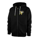 Sweat-shirt pour homme 47 Brand  NHL Pittsburgh Penguins Back Check ’47 MORRIS Full Zip Hood SR