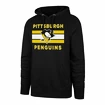 Sweat-shirt pour homme 47 Brand  NHL Pittsburgh Penguins BURNSIDE Pullover Hood