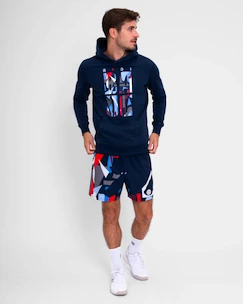 Sweat-shirt pour homme BIDI BADU  New York 2024 Logo Chill Hoody Dark Blue/Red M
