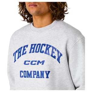 Sweat-shirt pour homme CCM  Athleisure Crew Grey Melange