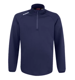 Sweat-shirt pour homme CCM LOCKER ROOM FLEECE 1/4 ZIP True Navy