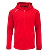 Sweat-shirt pour homme CCM  LOCKER ROOM FLEECE FULL ZIP HOODIE red