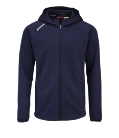 Sweat-shirt pour homme CCM LOCKER ROOM FLEECE FULL ZIP HOODIE true navy