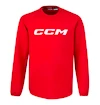 Sweat-shirt pour homme CCM  LOCKER ROOM Sweather red, Senior