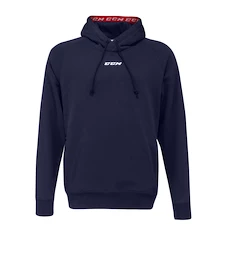 Sweat-shirt pour homme CCM Team Fleece Pullover Hoodie Navy