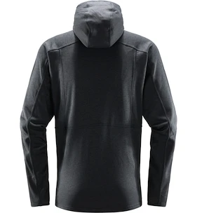 Sweat-shirt pour homme Haglöfs  Skuta hood tmavě šedá, L L