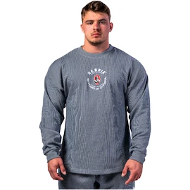 Sweat-shirt pour homme Nebbia NEBBIA x OLYMPIA Oversized Pullover SIGNATURE 797 blue