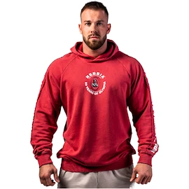 Sweat-shirt pour homme Nebbia NEBBIA x OLYMPIA Washed Hoodie HERITAGE 793 red