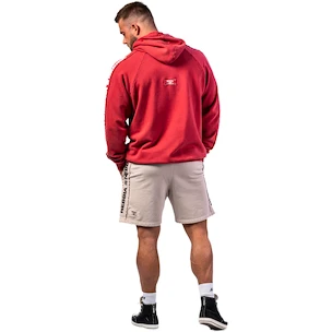Sweat-shirt pour homme Nebbia NEBBIA x OLYMPIA Washed Hoodie HERITAGE 793 red