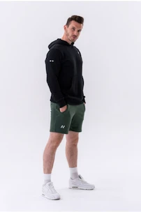 Sweat-shirt pour homme Nebbia  Pull-over Hoodie with a Pouch Pocket 331 black
