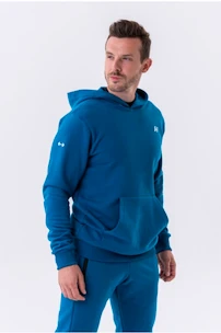 Sweat-shirt pour homme Nebbia  Pull-over Hoodie with a Pouch Pocket 331 blue