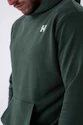Sweat-shirt pour homme Nebbia  Pull-over Hoodie with a Pouch Pocket 331 dark green