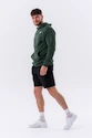 Sweat-shirt pour homme Nebbia  Pull-over Hoodie with a Pouch Pocket 331 dark green