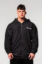 Sweat-shirt pour homme Nebbia  Washed-off Zip Up Hoodie GYM BRO Black M