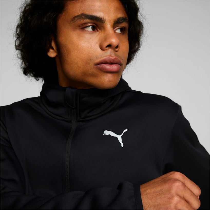 Sweat shirt pour homme Puma Train All Day PWRFleece Full Zip Puma Black XL Sportega