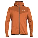 Sweat-shirt pour homme Salewa  Agner Hybrid PL/DST M FZ Hdy Bombay Brown Melange/0910 S