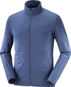 Sweat-shirt pour homme Salomon  Outrack Full Zip Mid Dark Denim
