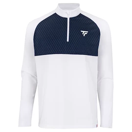 Sweat-shirt pour homme Tecnifibre Pro Thermo Zipper LS White