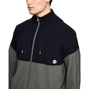 Sweat-shirt pour homme Under Armour  Athlete Recovery Woven Warm Up Top green