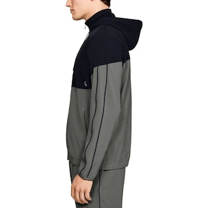 Sweat-shirt pour homme Under Armour  Athlete Recovery Woven Warm Up Top green S