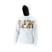 Sweat-shirt pour homme Wilson  Photo Po Hoody Slim-Fit White