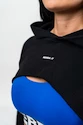 Sweatshirt à capuche Nebbia Crop à manches longues pour femmes GYM TIME noir