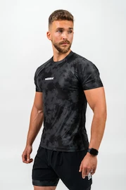 T-shirt de compression pour homme Nebbia Kompresní Camouflage Tričko MAXIMUM black