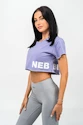 T-shirt Nebbia Crop top pour femmes POWERHOUSE Violet