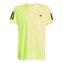 T-shirt pour enfant adidas  B Club 3 Stripes Tee Lucid Lemon